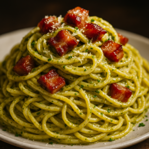 smetanove-spagety-se-slaninou